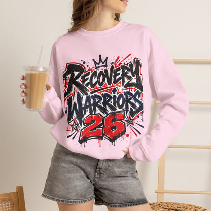 Recovery Warriors 26 Graphic Sweatshirt