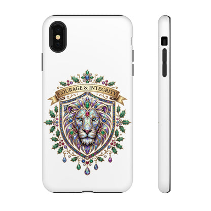 Courage & Integrity Lion Phone Case