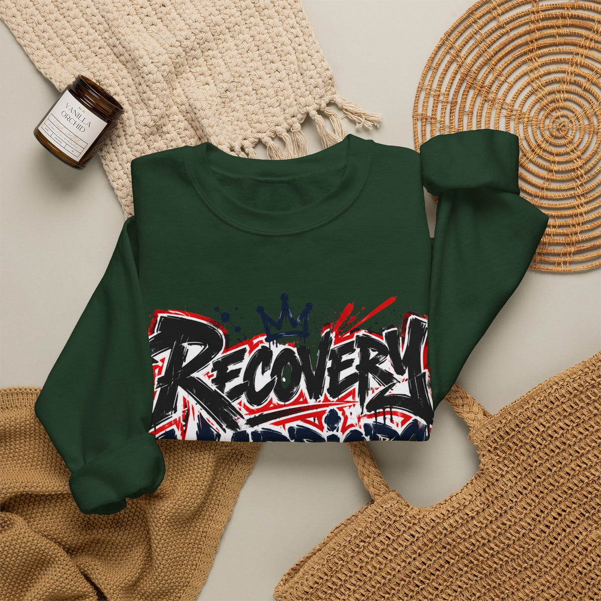 Recovery Warriors 26 Graphic Sweatshirt