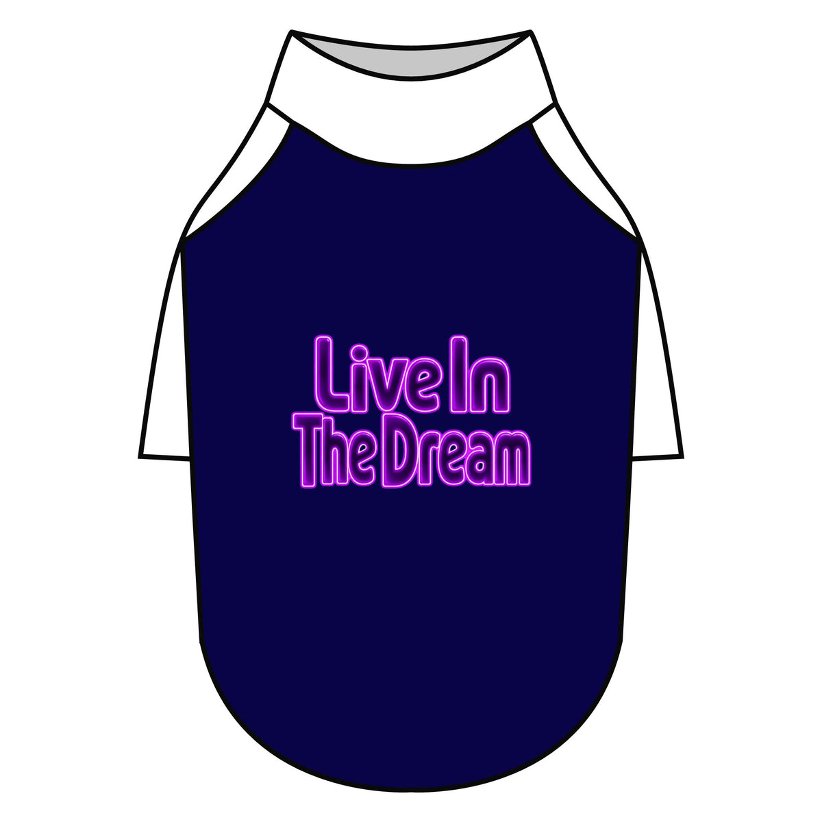 Live in the Dream Pet Raglan T-Shirt