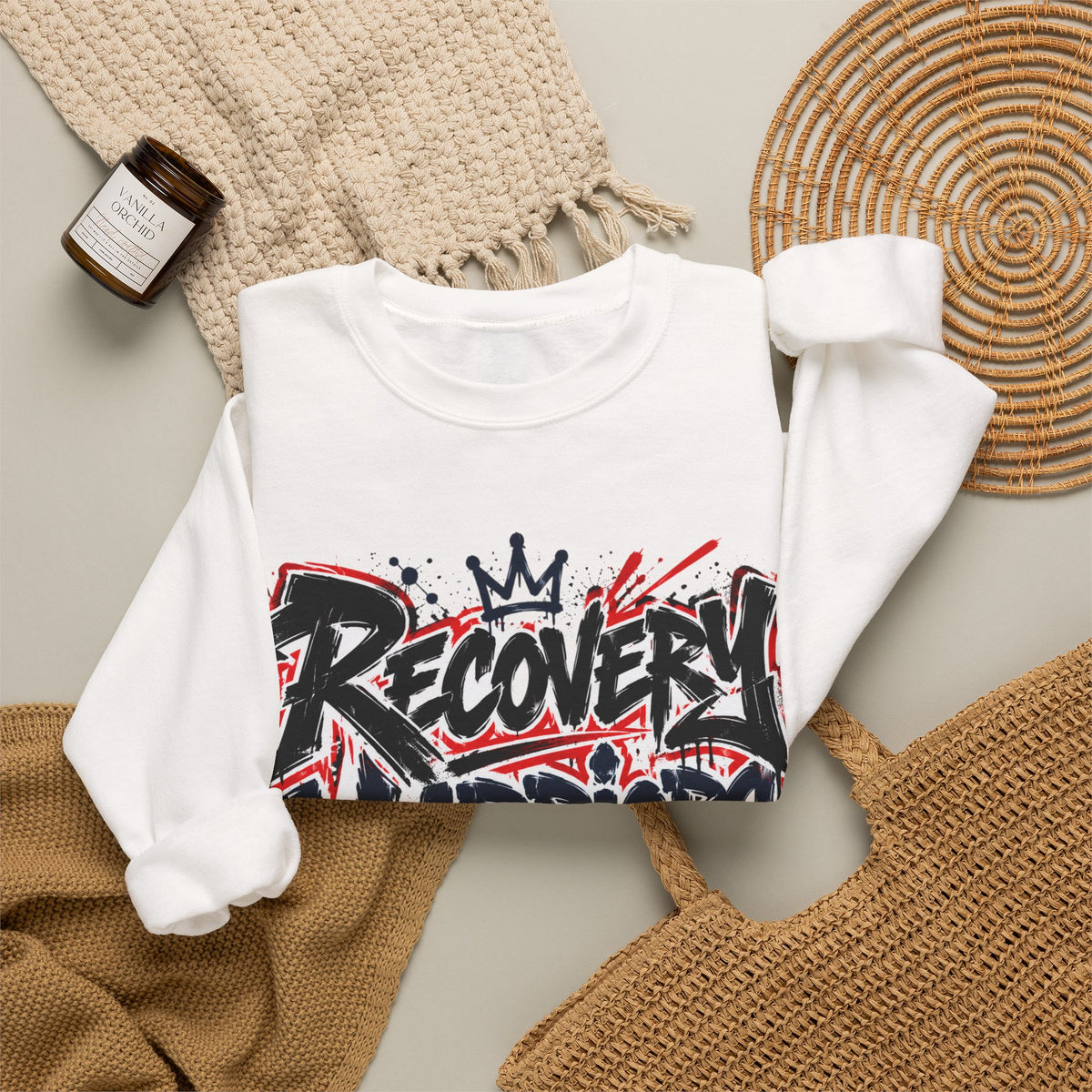 Recovery Warriors 26 Graphic Sweatshirt