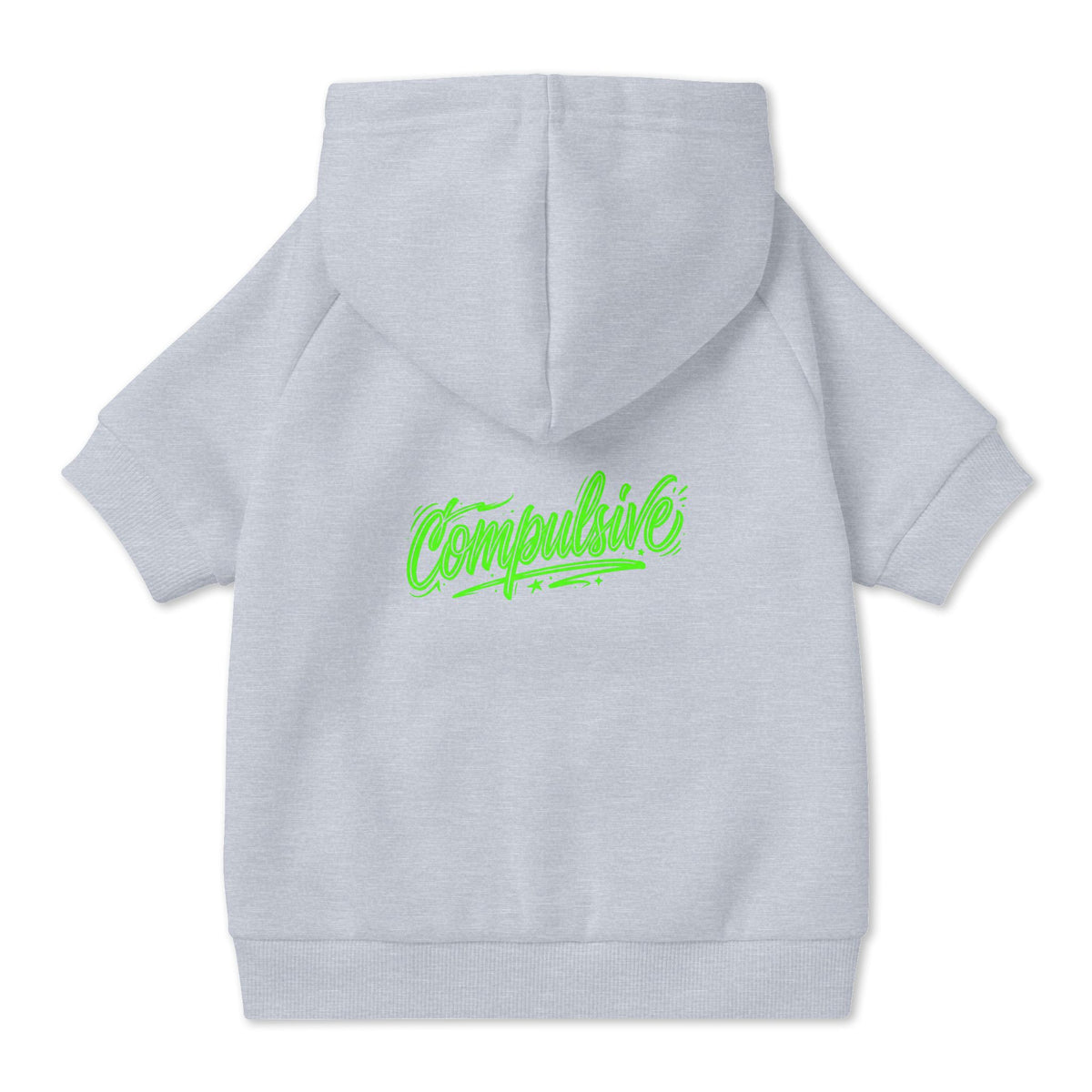 Compulsive Green Graffiti Pet Hoodie