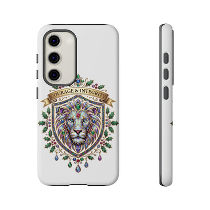 Courage & Integrity Lion Phone Case