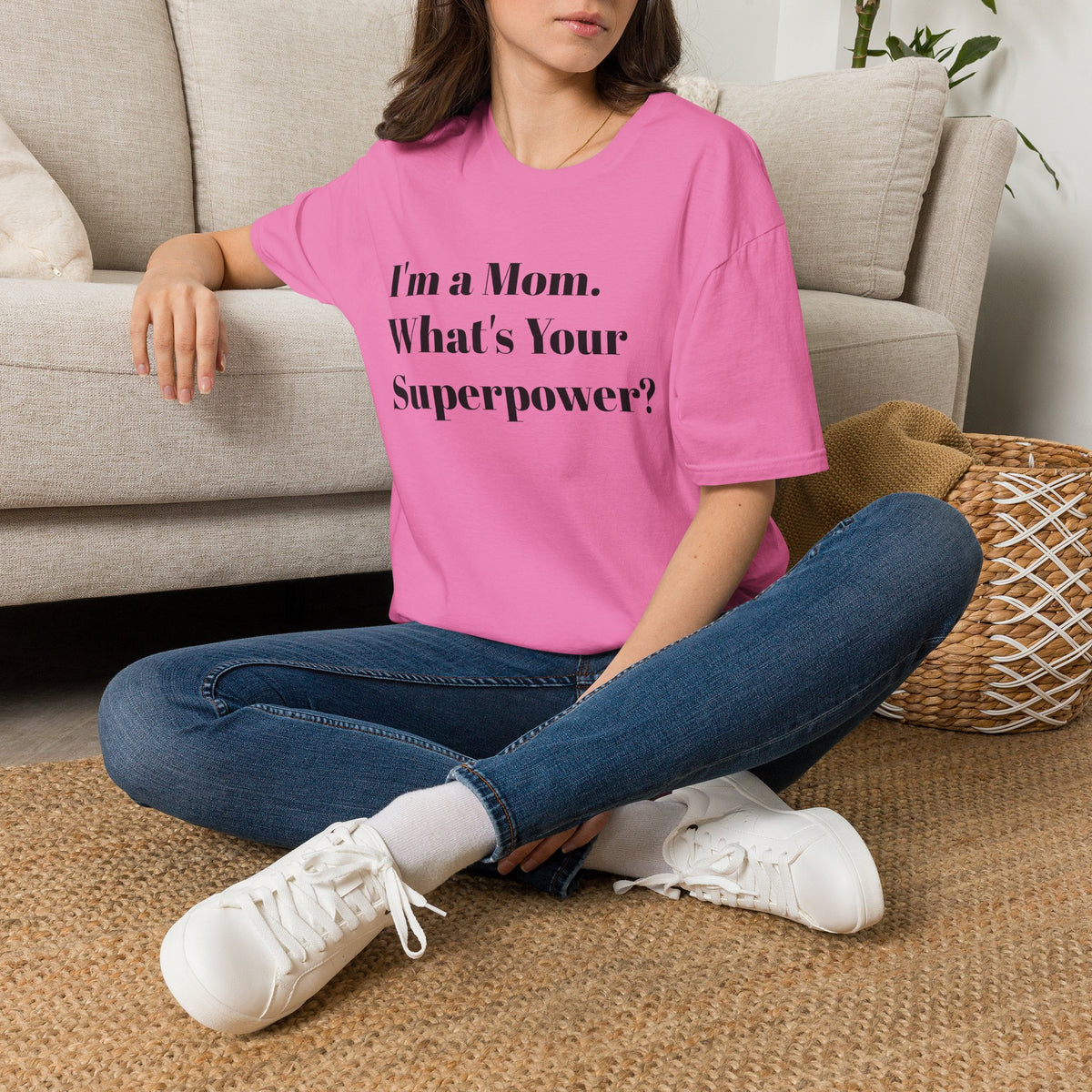 I'm a Mom T-Shirt – Mom Superpower Graphic Tee