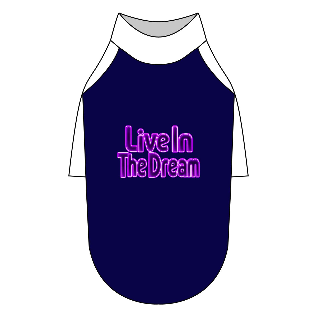 Live in the Dream Pet Raglan T-Shirt