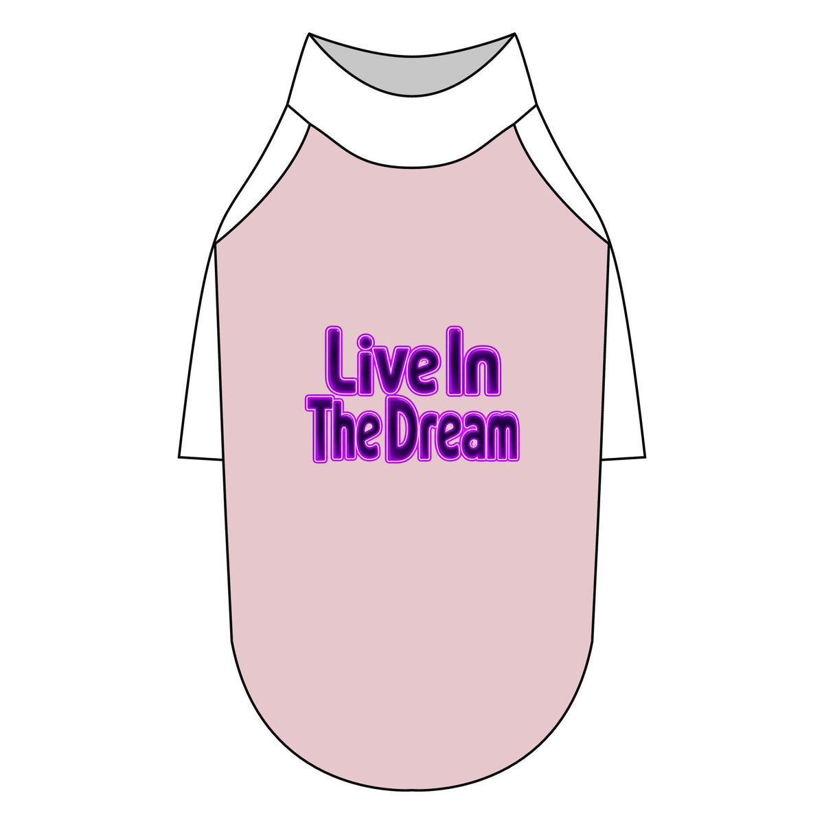 Live in the Dream Pet Raglan T-Shirt