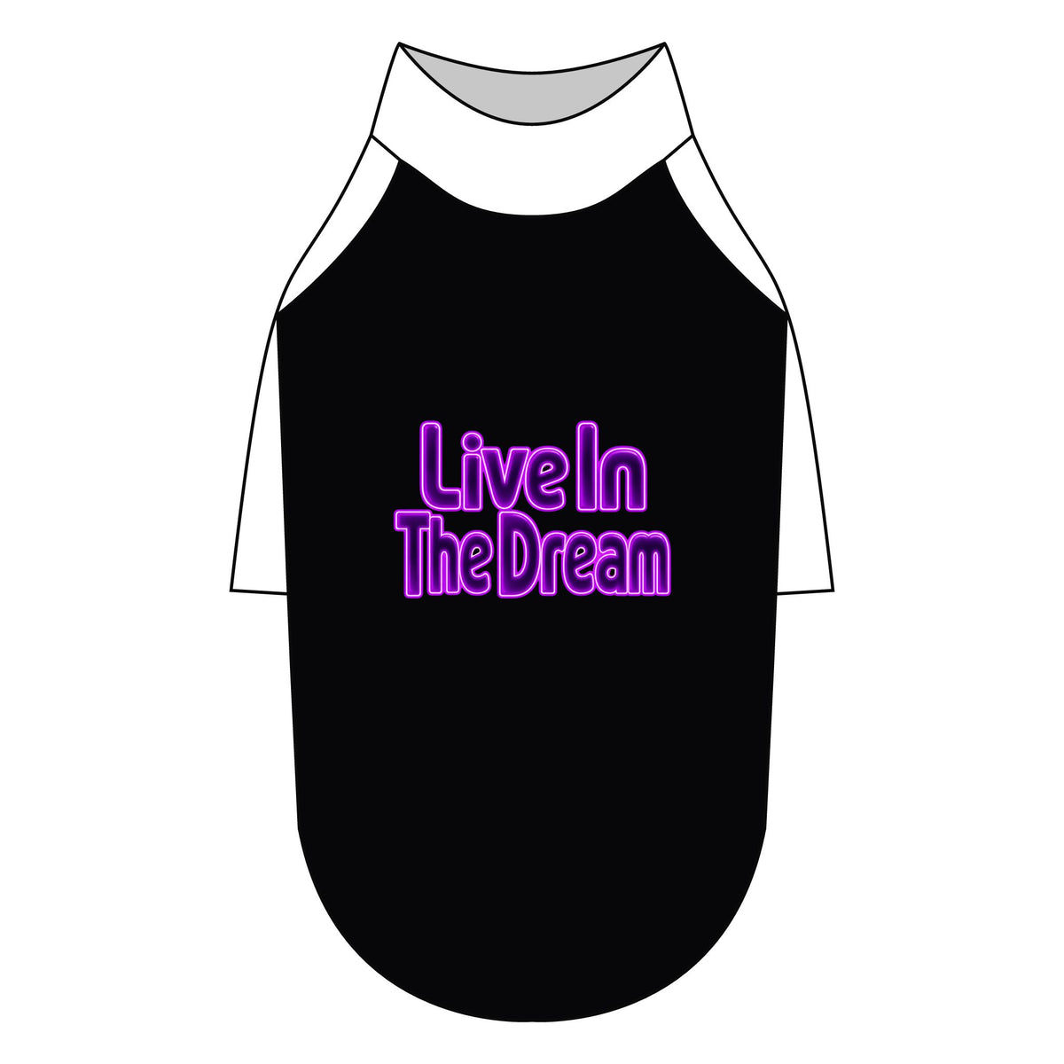 Live in the Dream Pet Raglan T-Shirt