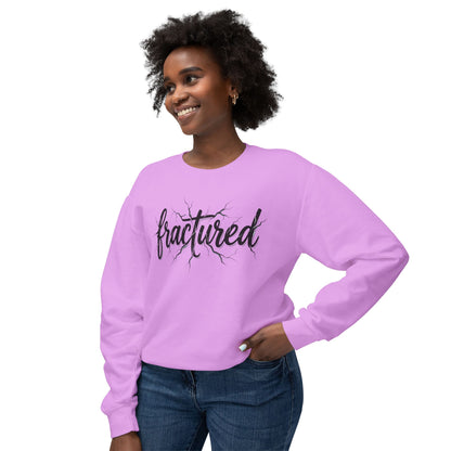 Fractured Script Crewneck Sweatshirt