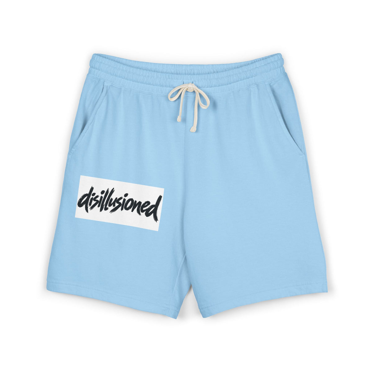 'disillusioned' Fleece Sweat Shorts — Garment-Dyed Lightweight Lounge Shorts