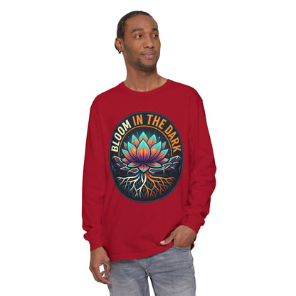 Bloom in the Dark Long Sleeve Tee – Lotus Recovery Shirt