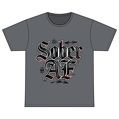 Sober AF Tee — Recovery Warriors Sobriety Shirt