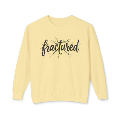 Fractured Script Crewneck Sweatshirt
