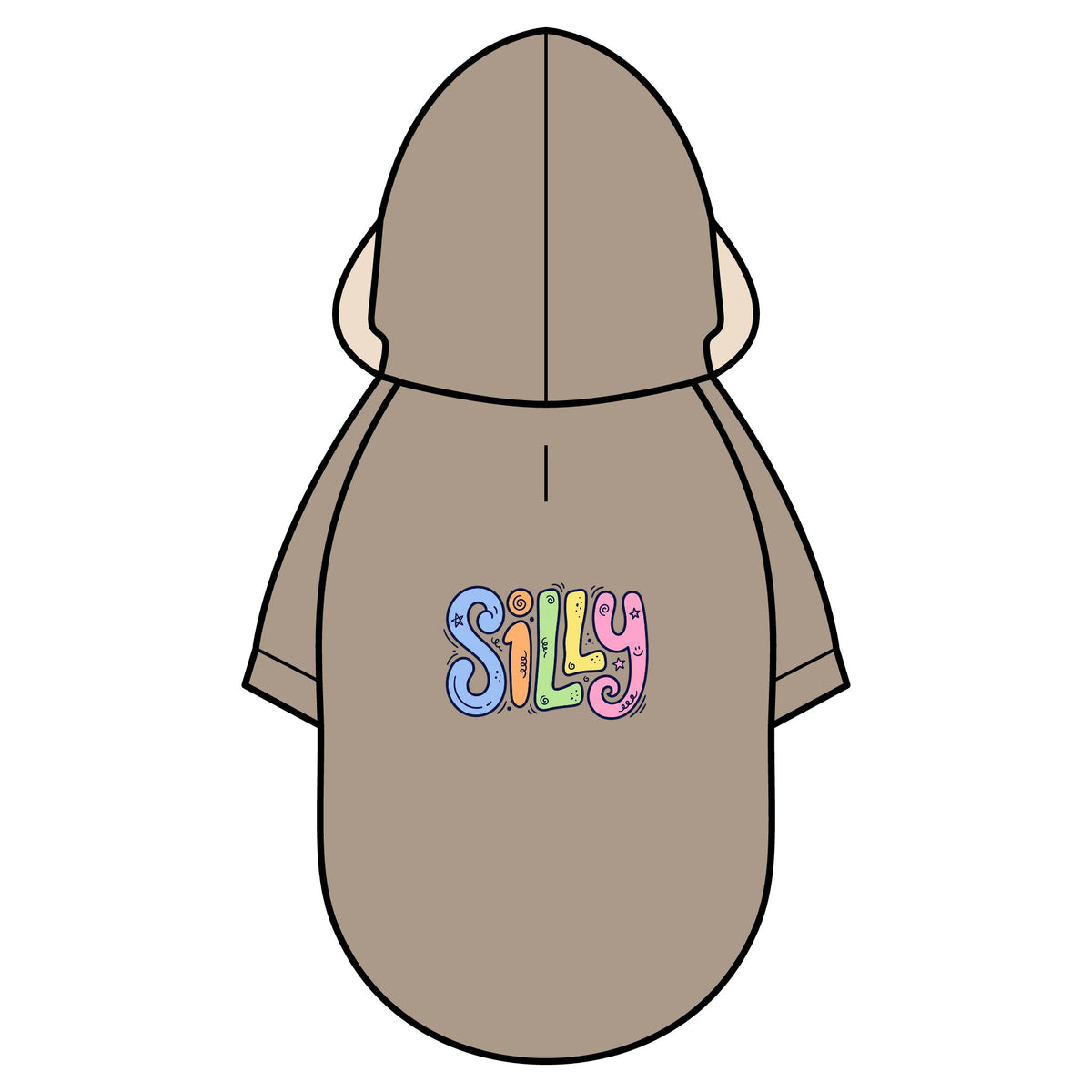 Silly Pet Parka Jacket — Padded Winter Dog Coat