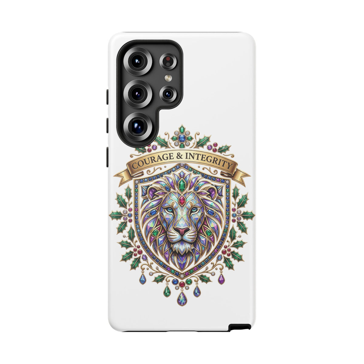 Courage & Integrity Lion Phone Case