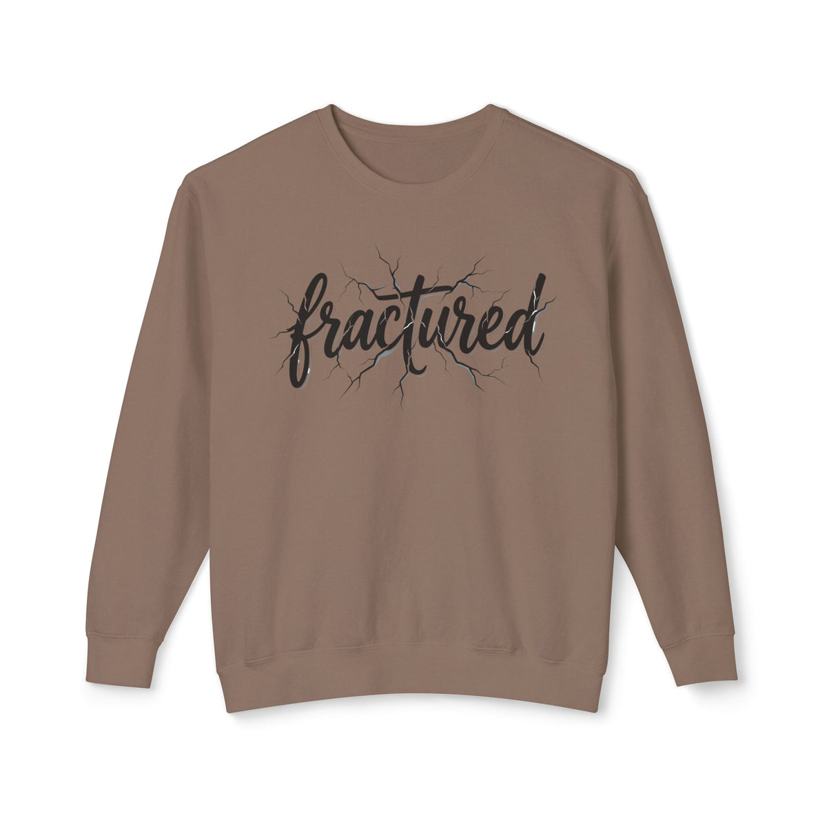 Fractured Script Crewneck Sweatshirt