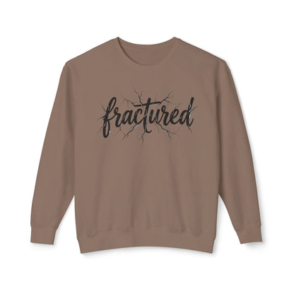 Fractured Script Crewneck Sweatshirt