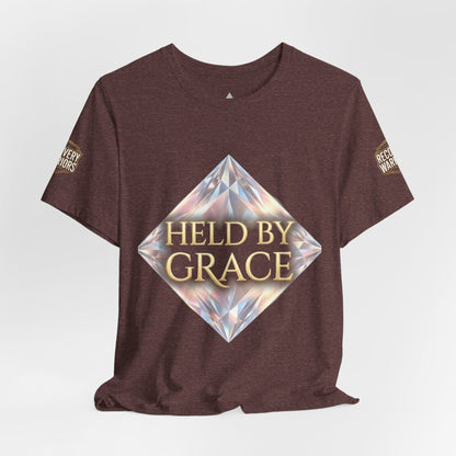 Held By Grace T‑Shirt — Inspirational Christian Faith Graphic Tee
