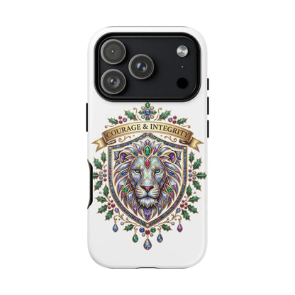 Courage & Integrity Lion Phone Case