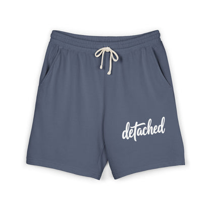 Detached Script Sweat Shorts — Garment-Dyed Lightweight Fleece