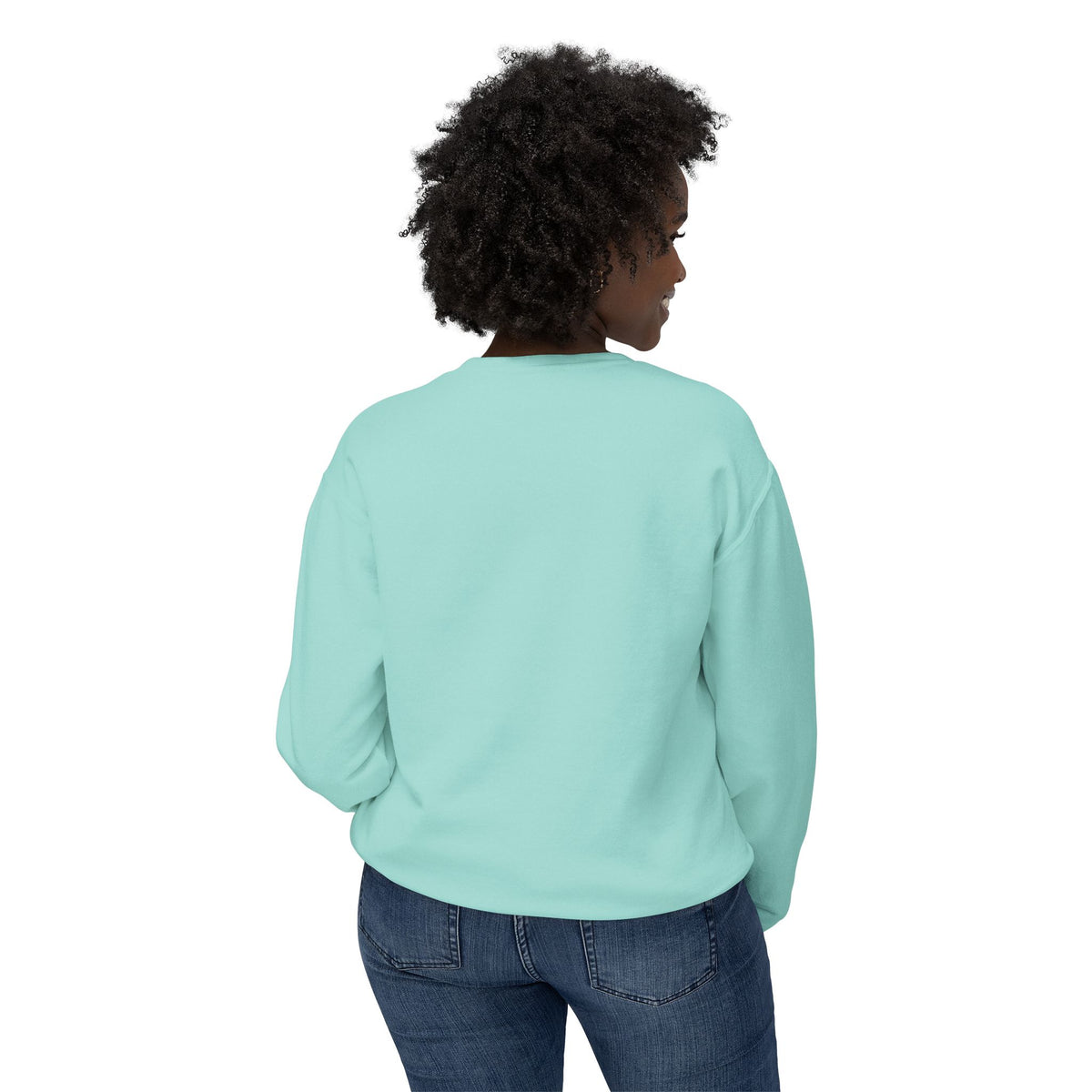 Anxious Crewneck Sweatshirt — Minimal Typography Mental Health Awareness Pullover