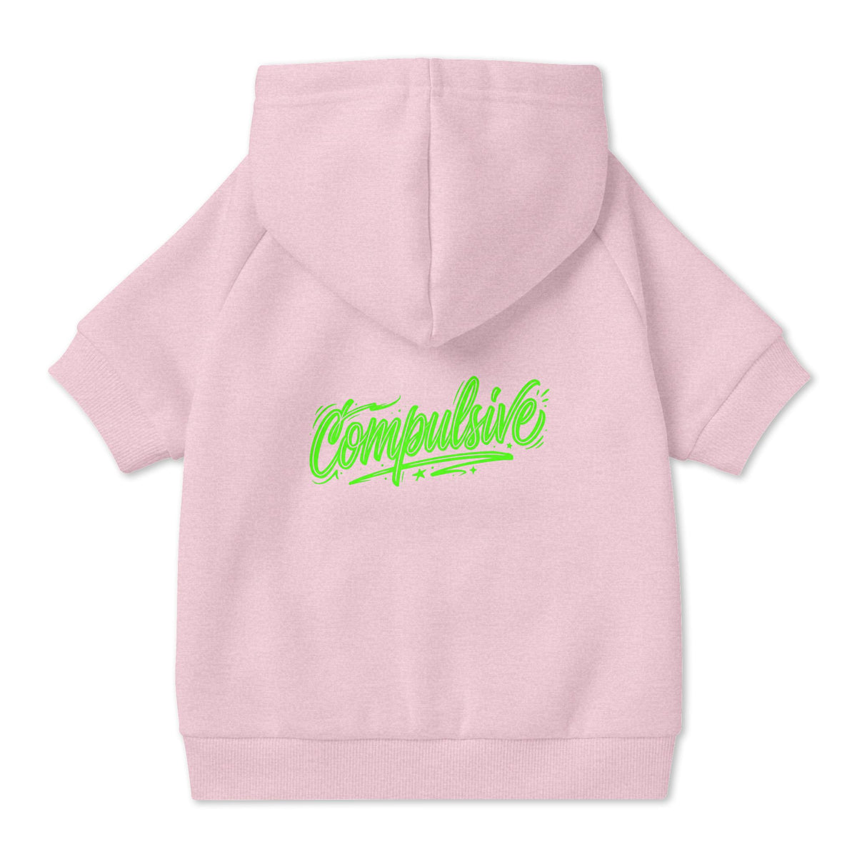 Compulsive Green Graffiti Pet Hoodie