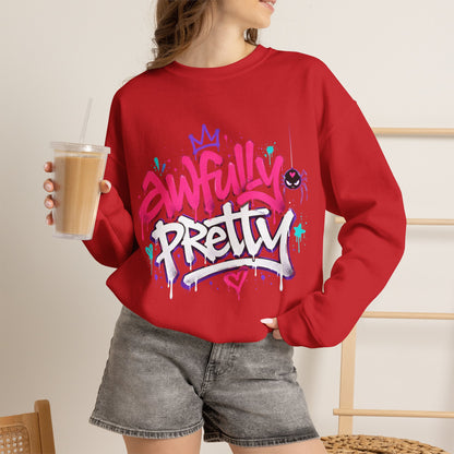 Awfully Pretty Graffiti Sweatshirt