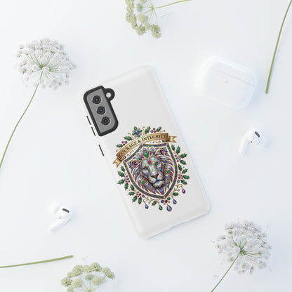 Courage & Integrity Lion Phone Case