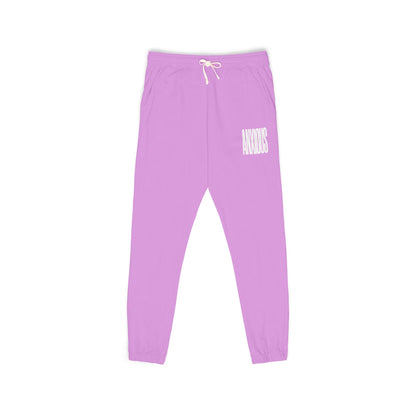 Minimal White Patch Sweatpants — ANXIOUS Graphic Joggers