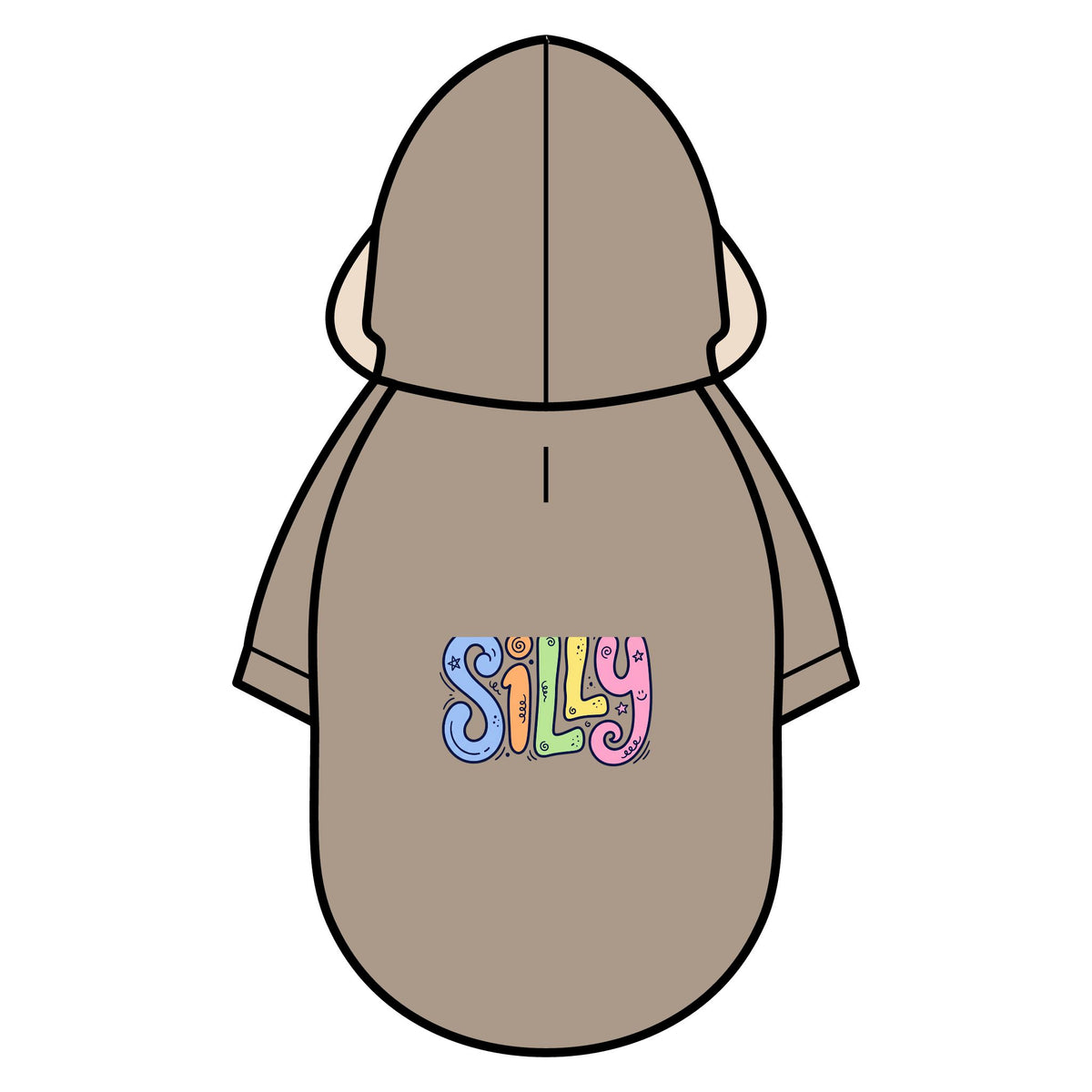 Silly Pet Parka Jacket — Padded Winter Dog Coat