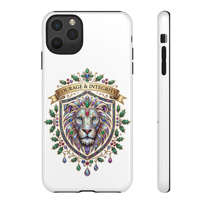 Courage & Integrity Lion Phone Case