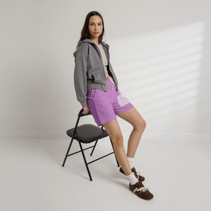 Anxious Graphic Sweat Shorts — Lightweight Garment-Dyed Fleece