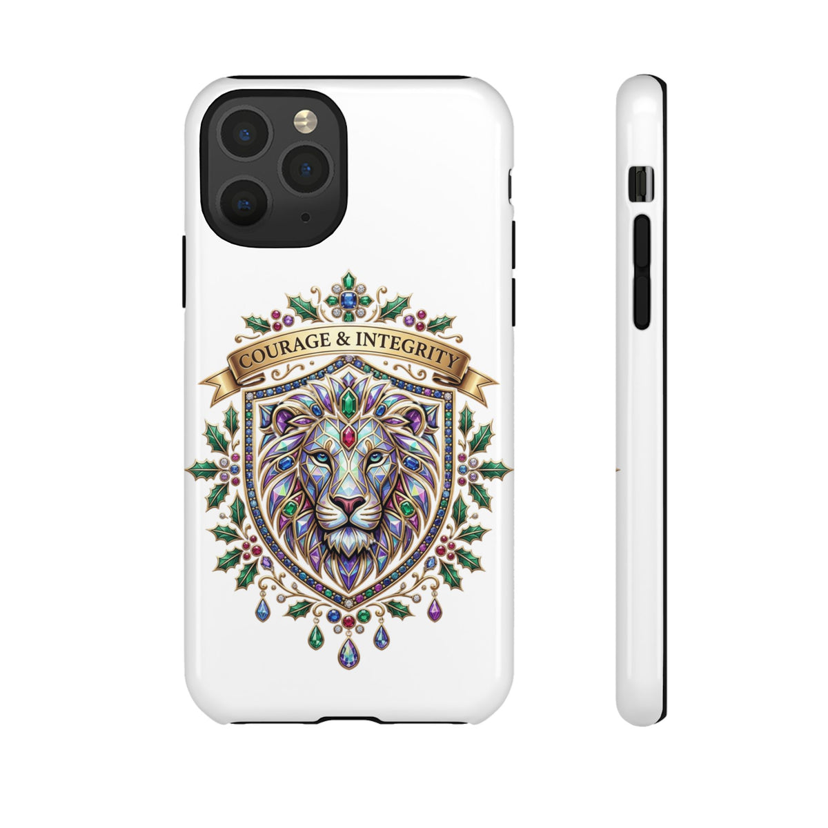 Courage & Integrity Lion Phone Case