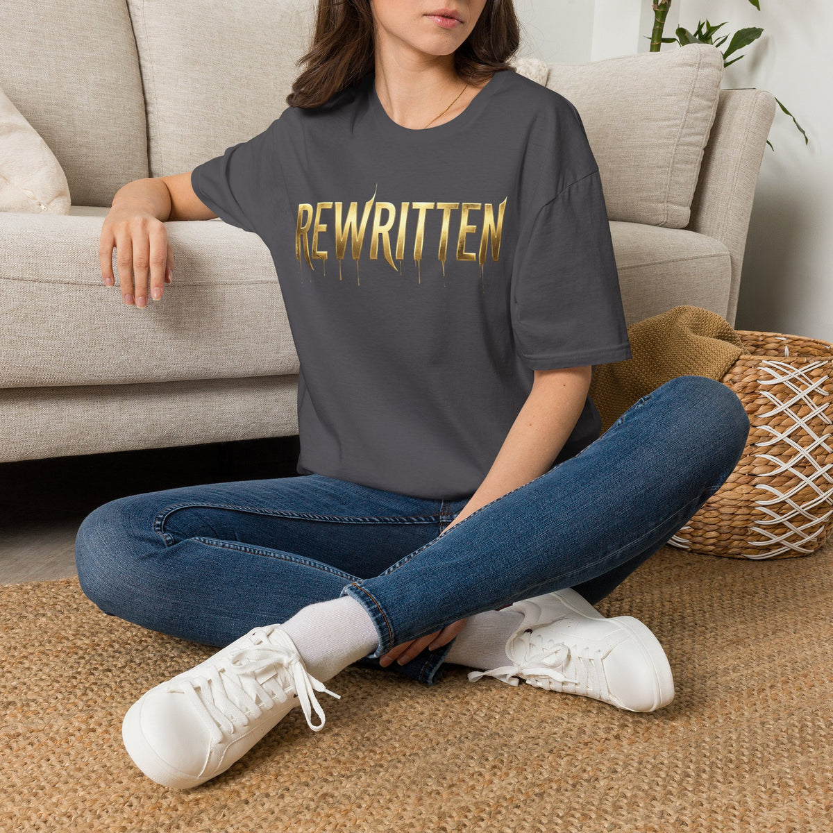 Rewritten Gold Drip T-Shirt