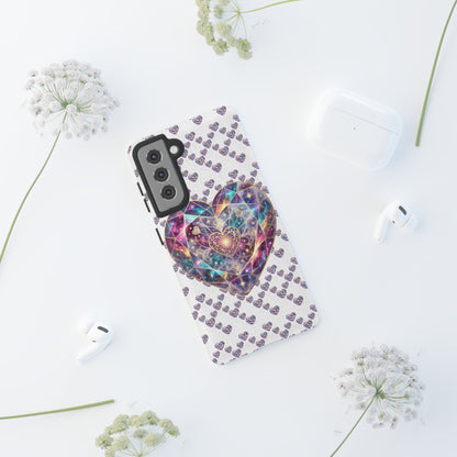 Galaxy Heart Tough Phone Case — Sparkling Cosmic Heart Design
