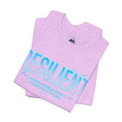 Resilient Recovery Warriors T-Shirt — "Resilient" Motivational Tee