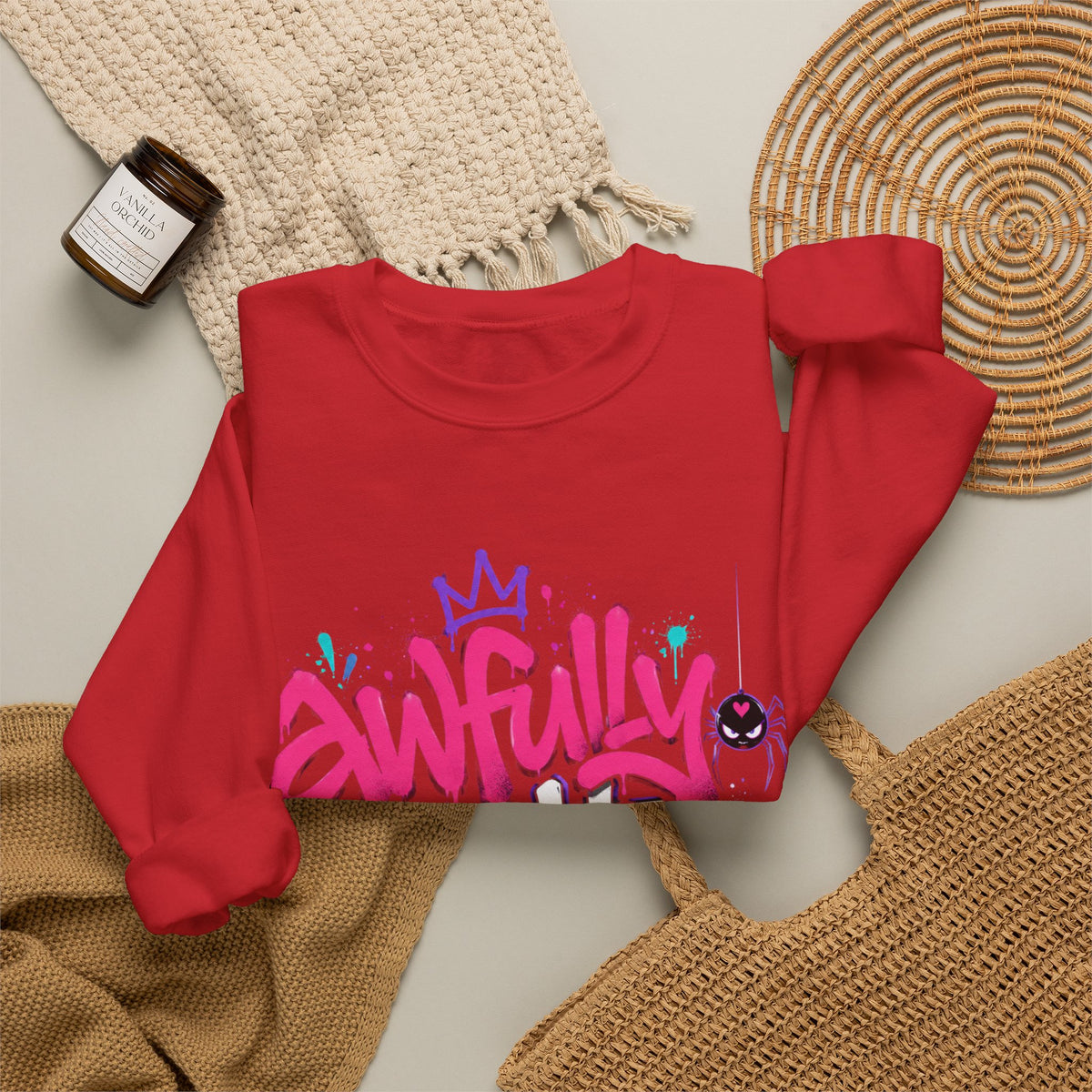 Awfully Pretty Graffiti Sweatshirt