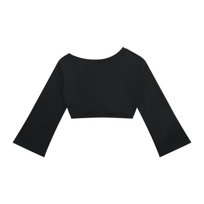 VOLATILE Bear Graphic Women's Off-Shoulder Sweatshirt