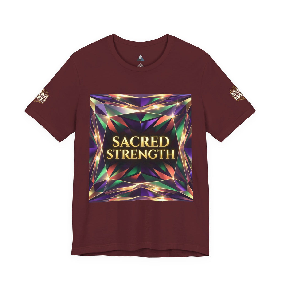 Sacred Strength Graphic Tee — Spiritual Affirmation Shirt