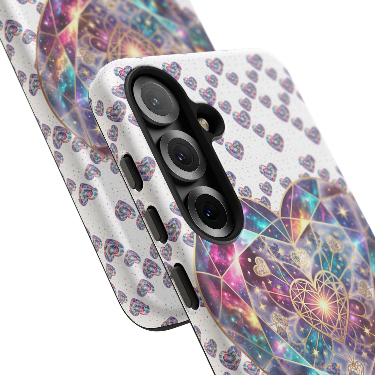 Galaxy Heart Tough Phone Case — Sparkling Cosmic Heart Design