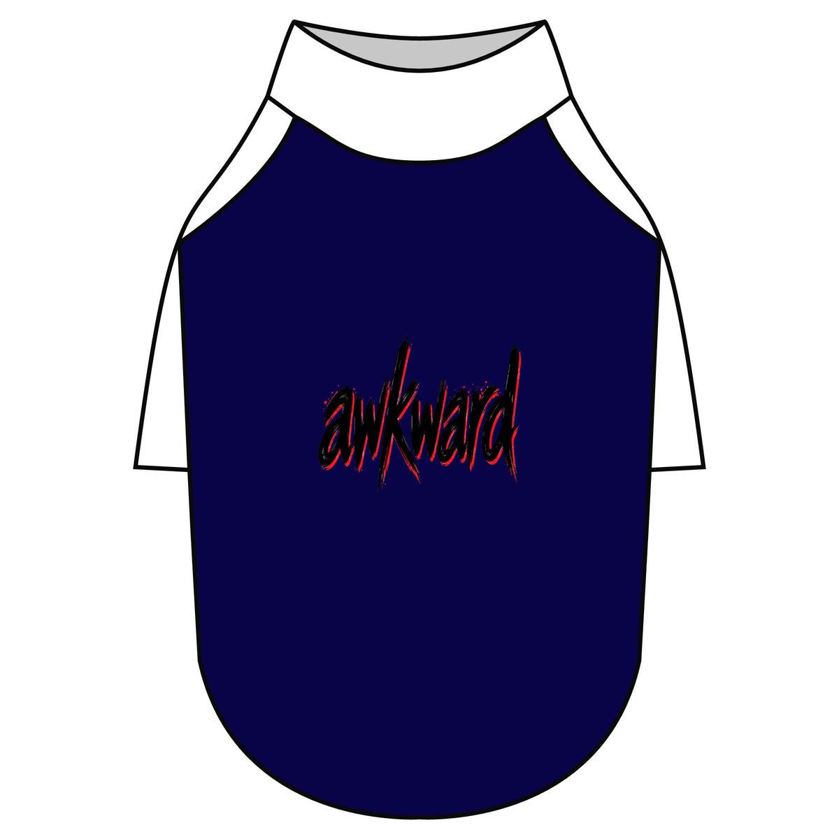 Awkward Pet T-Shirt — Raglan Shirt for Dogs & Cats