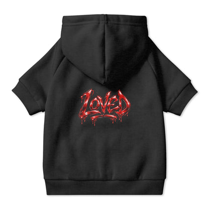 Loved Gothic Pet Hoodie