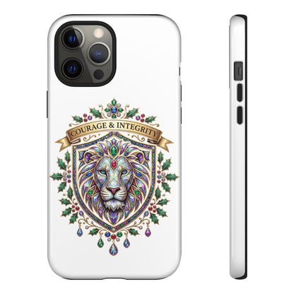 Courage & Integrity Lion Phone Case