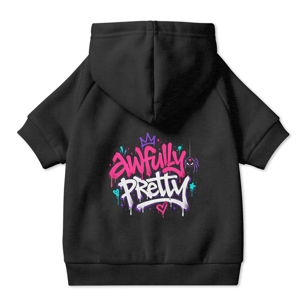 Awfully Pretty Graffiti Pet Hoodie