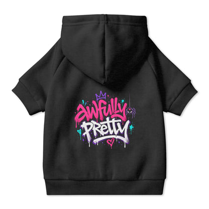 Awfully Pretty Graffiti Pet Hoodie