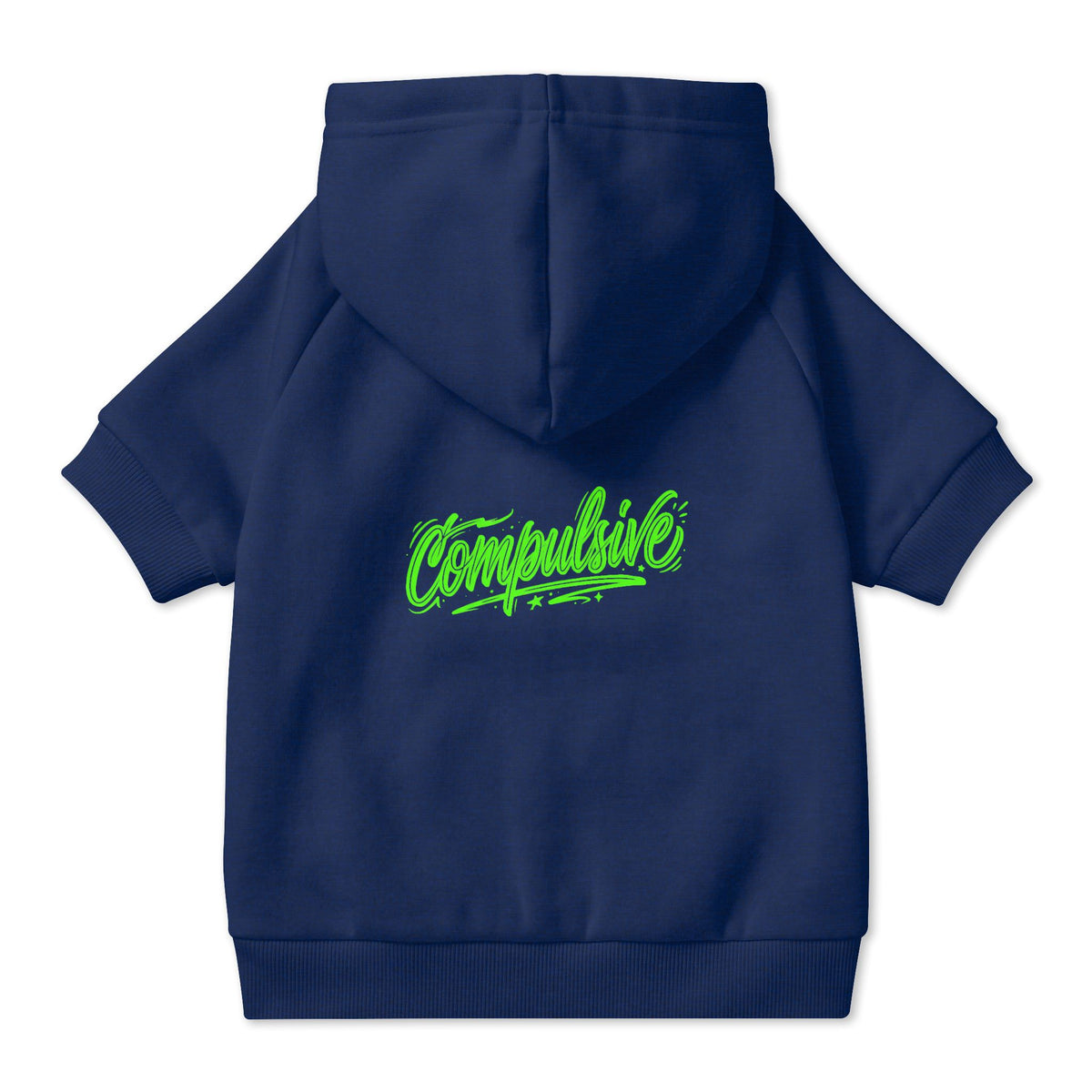 Compulsive Green Graffiti Pet Hoodie