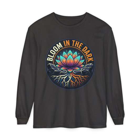Bloom in the Dark Long Sleeve Tee – Lotus Recovery Shirt
