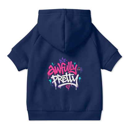 Awfully Pretty Graffiti Pet Hoodie