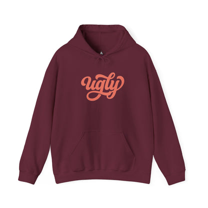 Hoodie — 'Ugly' Script Front & 'Recovery Warriors' Back Pullover
