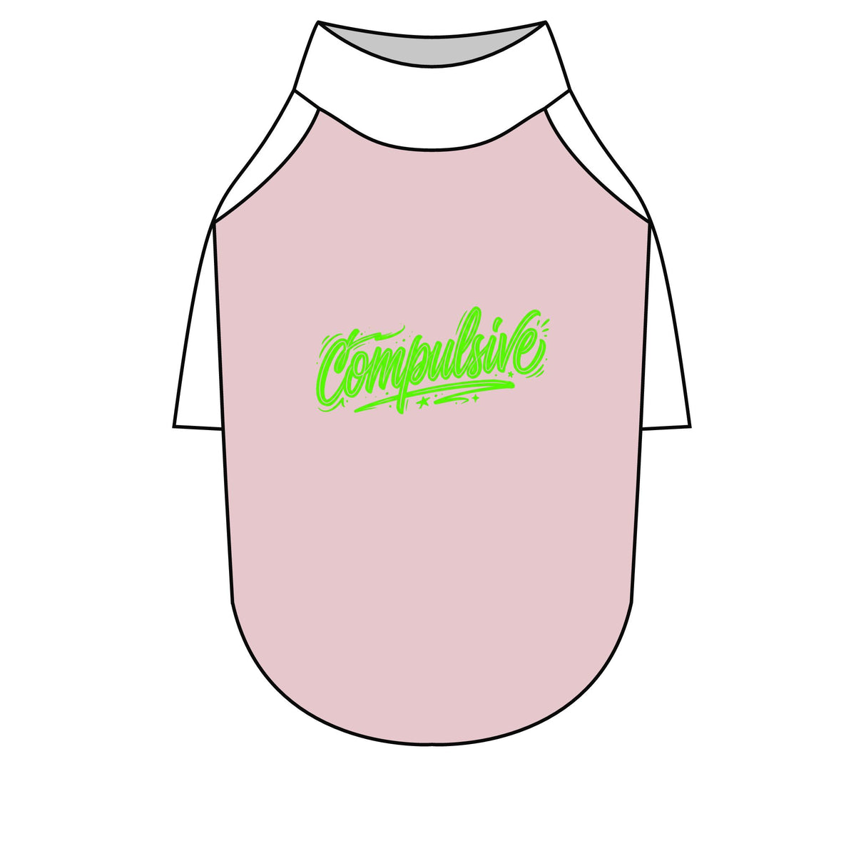 Compulsive Pet Raglan T-Shirt