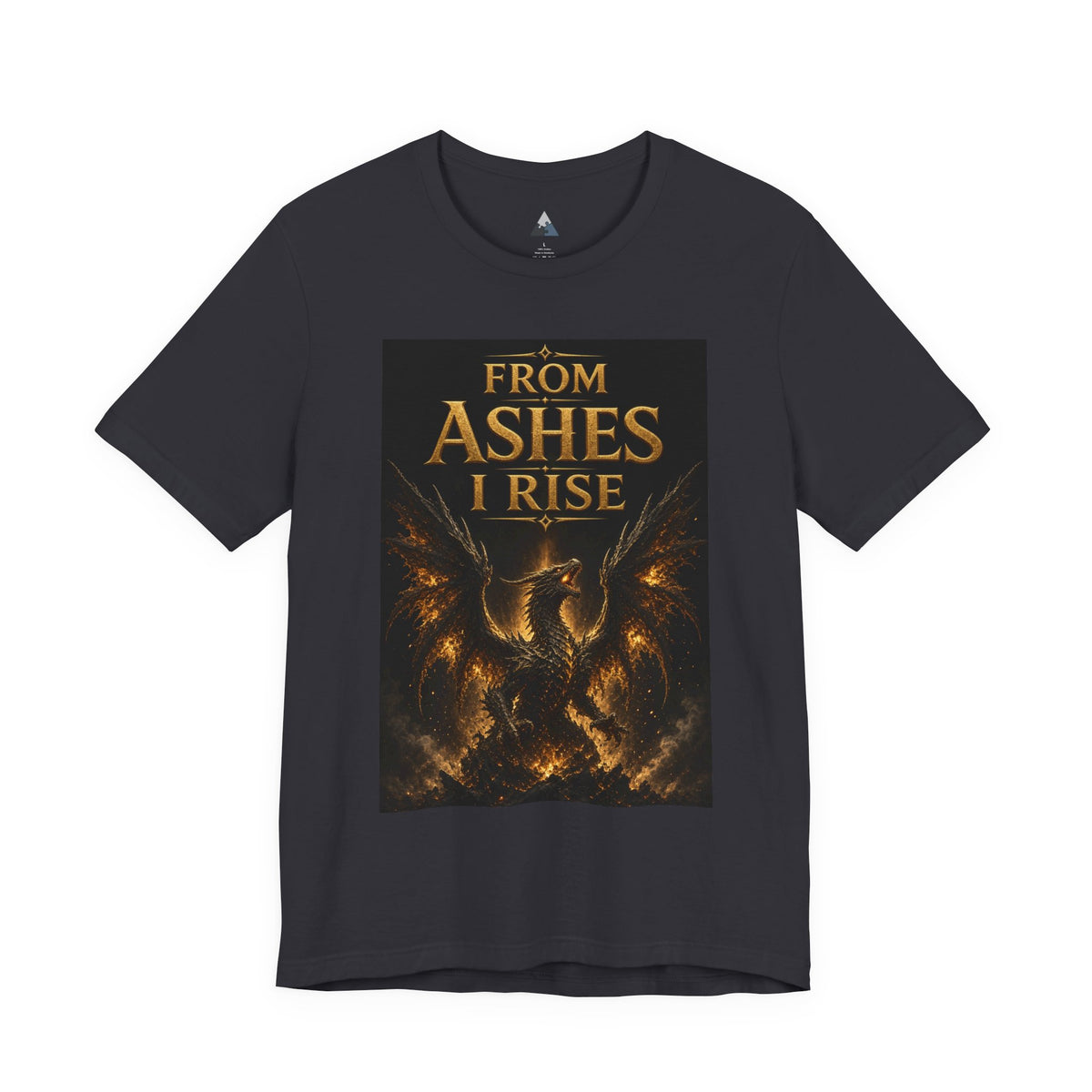 From Ashes I Rise T-Shirt – Phoenix Rebirth Recovery Tee